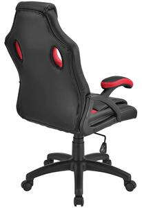 Juskys Kancelářská židle Montreal – černo/červená