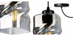 Závěsné svítidlo NIKI SPIDER, 1x skleněné stínítko (výběr ze 3 barev)