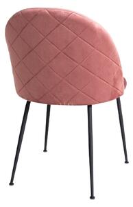 Růžová Jídelní židle Geneve 52 × 51 × 78 cm HOUSE NORDIC