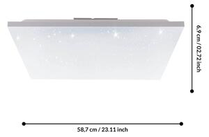 Eglo 75618 - LED Přisazený panel CALEMAR-S LED/32W/230V 4000K 60x60 cm