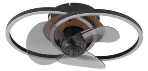 Globo 03661 - LED Stmív. stropní ventilátor KAREN LED/24W/230V 2700-6500K + DO