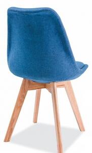 JEREMIE DUB čalouněná židle modrá