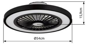 Globo 03653 - LED Stm. stropní ventilátor BLIZZAK LED/45W/230V 3000-6500K + DO