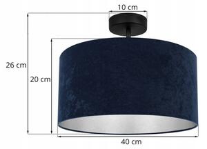 Stropní svítidlo MEDIOLAN, 1x textilní stínítko (výběr z 10 barev), (výběr ze 2 barev konstrukce), CH