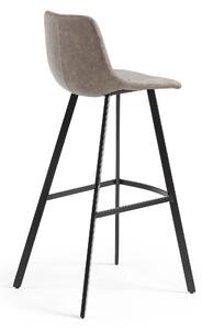 LA FORMA Béžová barová židle Andi 107 × 53 × 49 cm