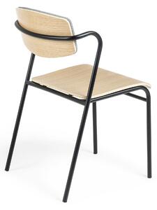 LA FORMA Přírodní židle Casper 78 × 49 × 48 cm
