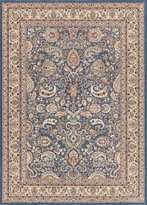 Osta Carpets NV Kusový koberec DIAMOND 72201/901, Béžová, Modrá, Vícebarevné, 67 x 130 cm
