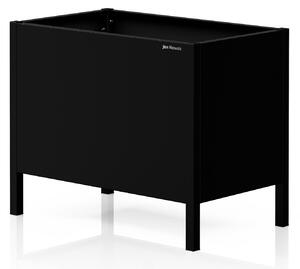 Velký černý kovový obal na květináč: DAISY 500 x 400 x 300 mm
