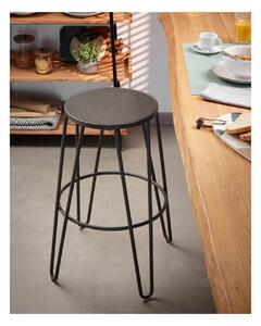  Tmavě barová židle Mallone 76 × 45 × 45 cm LA FORMA