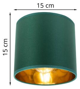 Stropní svítidlo GAMA, 3x zelené textilní stínítko, (možnost polohování), O