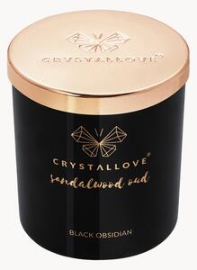 Sójová svíčka's oudem a santalovým dřevem Crystallove