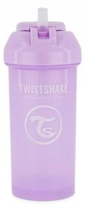 Láhev s brčkem Twistshake - 6m+, 360 ml, fialová