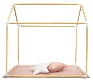 ELIS DESIGN Set - Hrací domeček pro děti Malinová zmrzlina s matrací - luxury
