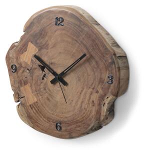LA FORMA Přírodní nástěnné hodiny Togh 35 × 5 × 35 cm