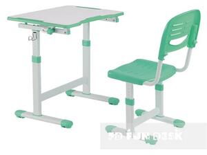 Rostoucí stůl PICCOLINO II se židlí Barva: Zelená