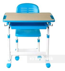 Rostoucí stůl PICCOLINO s židlí Barva: Modrá