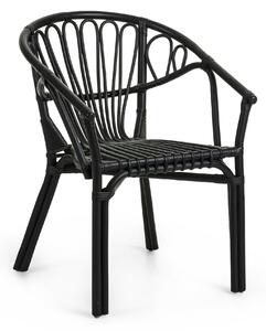 LA FORMA Černá židle Corynn 77 × 60 × 56 cm