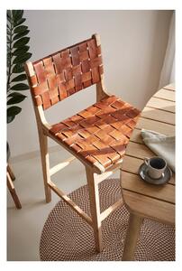  Přírodní barová židle Calixta 110 × 62 × 47 cm LA FORMA