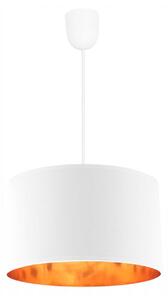 Závěsné svítidlo SHADE, 1x textilní stínítko (výběr ze 6 barev), (výběr ze 3 barev konstrukce), (fi 35cm), LP, G