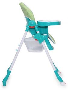 Cangaroo Dětská jídelní židlička Kimchi - tyrkysová