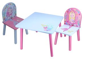 Dětský stůl s židlemi Mořská panna