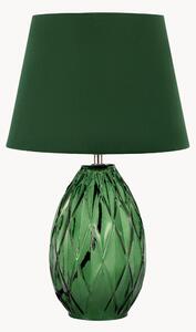 Stolní lampa se skleněnou podstavou Crystal Velvet