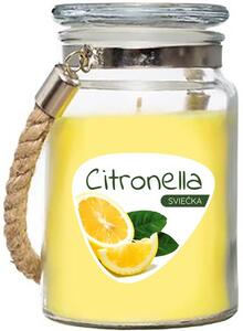Sviečka Citronella, sklo, 85x105 mm