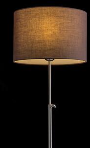 RENDL R12665 EDIKA stolní lampa, dekorativní hnědá matný nikl