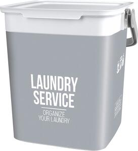 Kôš KIS Chic Laundry Bag, sivý, 23x25,5x25 cm, na prádlo a bielizeň