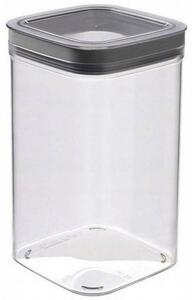 Dóza Curver® DRY CUBE, 2300 ml, transparentná/sivá, 11,8x11,8x24,5 cm