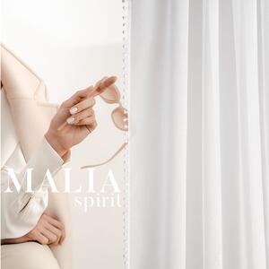 Room99 Záclona na kroužcích MALIA SPIRIT Bílá Pompony Velikost: 140 x 250 cm