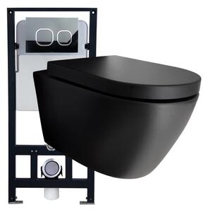 WC Set 43: Toaleta B-8030R černá