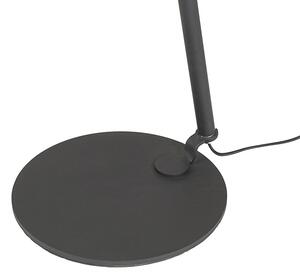 RENDL R12487 RITZY stojanová lampa, dekorativní černá chrom