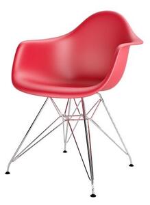 Stolička P018 /inšpirovaná DAR/ Barva: Červená