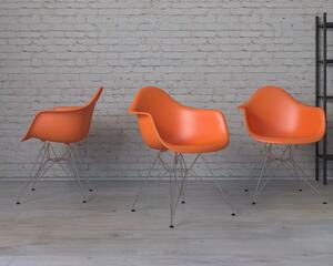 Židle P018 / inspirovaná DAR / oranžové