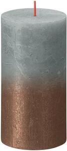 Sviečka bolsius Rustic Sunset Eucalyptus Green + Copper, 130/68 mm