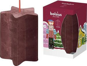 Sviečka bolsius Pillar Star Nutcracker, 100x70 mm