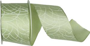 Stuha taftová SISI PALE MINT mentolová 40mm x 2m (14,- Kč/m)