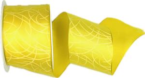 Stuha taftová SISI YELLOW žlutá 40mm x 2m (13,-Kč/m)
