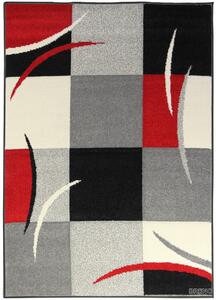 Oriental Weavers International Kusový koberec PORTLAND 3064/PH2V, Šedá, Červená, Vícebarevné