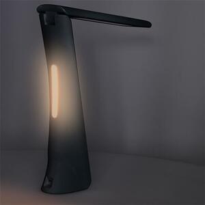 WO58-B LED stolní lampička nabíjecí, 5W, display, změna chromatičnosti, USB, černá