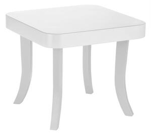 Luxusní bílý stolek čtverec