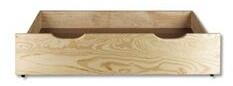 Úložný box pod postel - masiv LK150 | borovice|ořech moření|výprodej