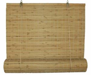 Košíkárna Bambusová roleta 120x150 cm ořech-světle hnědá