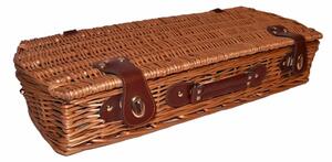 Košíkárna Proutěný kufr s grilovacím nářadím 63x25 cm
