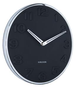 KARLSSON Nástěnné hodiny New Original černá ∅ 30 × 4 cm