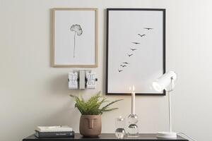 LEITMOTIV Stolní lampa Husk bílá ∅ 12,5 × 46 cm