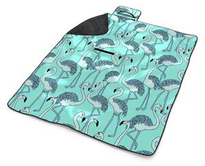 Sablio Plážová deka Plameňáci: 200x140 cm
