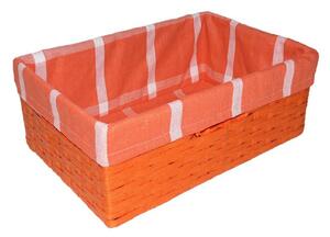 Košíkárna Úložný box 30x21 cm oranžový