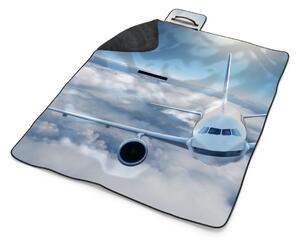 Sablio Plážová deka Letadlo v oblacích: 200x140 cm